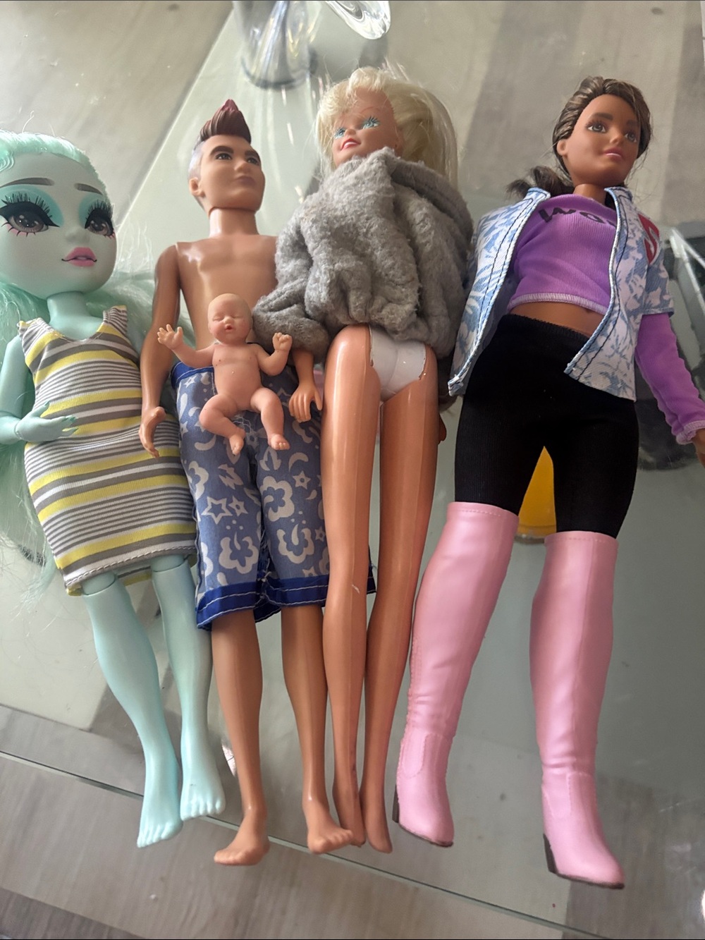 Vintage Surfer Ken Barbie Doll lot mix